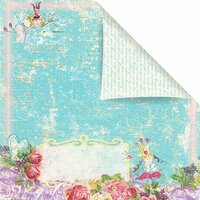 Prima - Sweet Fairy Collection - 12 x 12 Double Sided Paper - Fresh Breeze