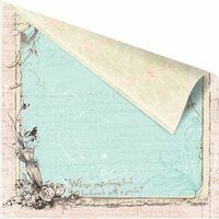 Prima - Pixie Glen Collection - 12 x 12 Double Sided Paper - Window View