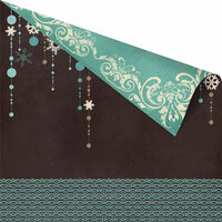 Prima - North Country Collection - Christmas - 12 x 12 Double Sided Paper - Icicles