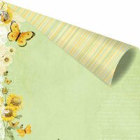 Prima - Sun Kiss Collection - 12 x 12 Double Sided Paper - Nectar Fields