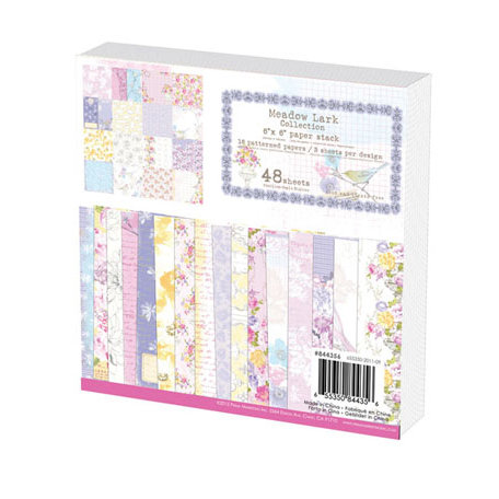 Prima - Meadow Lark Collection - 6 x 6 Paper Pad