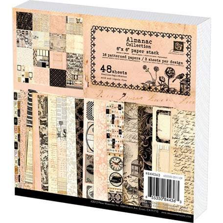 Prima - Almanac Collection - 6 x 6 Paper Pad