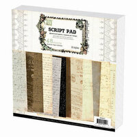 Prima - 12 x 12 Paper Pad - Script