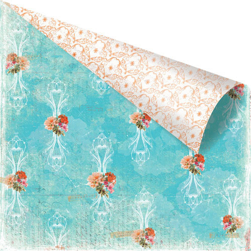 Prima - Zephyr Collection - 12 x 12 Double Sided Paper - Zanella