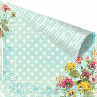 Prima - Zephyr Collection - 12 x 12 Double Sided Paper - Gramercy