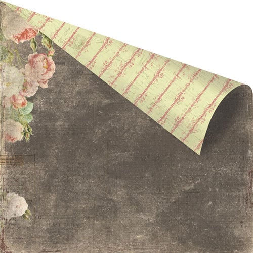 Prima - Tea-Thyme Collection - 12 x 12 Double Sided Paper - Marcella