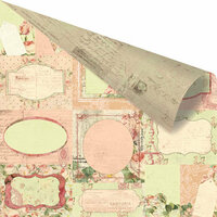 Prima - Tea-Thyme Collection - 12 x 12 Double Sided Paper - Kersey