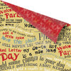 Prima - Welcome to Paris Collection - 12 x 12 Double Sided Paper - Red Letter Day