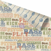 Prima - Allstar Collection - 12 x 12 Double Sided Paper - D Fence