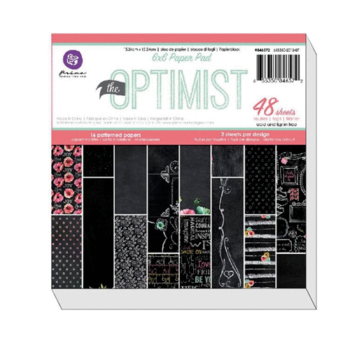 Prima - The Optimist Collection - 6 x 6 Paper Pad
