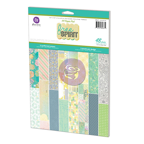 Prima - Free Spirit Collection - A4 Paper Pad