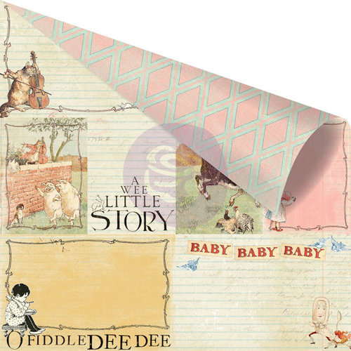 Prima - Bedtime Story Collection - 12 x 12 Double Sided Paper - Imagination