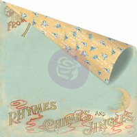 Prima - Bedtime Story Collection - 12 x 12 Double Sided Paper - Mother Goose