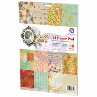 Prima - Bella Rouge Collection - A4 Paper Pad