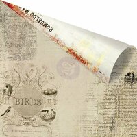 Prima - Vintage Emporium Collection - 12 x 12 Double Sided Paper - Florence