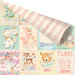 Prima - Heaven Sent 2 Collection - 12 x 12 Double Sided Paper - Welcome Baby with Foil Accents