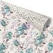 Prima - Zella Teal Collection - 12 x 12 Double Sided Paper - Stone Rose with Foil Accents