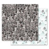 Prima - Flirty Fleur Collection - 12 x 12 Double Sided Paper - Birds of a Feather With Foil Accents