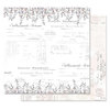 Prima - Lavender Frost Collection - 12 x 12 Double Sided Paper - My Confession