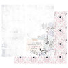 Prima - Poetic Rose Collection - 12 x 12 Double Sided Paper with Foil Accents - Kindness Takes Over