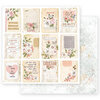 Prima - Apricot Honey Collection - 12 x 12 Double Sided Paper with Foil Accents - Happiness Looks Good On You