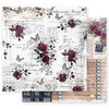 Prima - Darcelle Collection - 12 x 12 Double Sided Paper - Just Wing It with Foil Accents