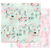 Prima - Surfboard Collection - 12 x 12 Double Sided Paper with Foil Accents - Surf's Up