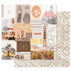Prima - Golden Desert Collection - 12 x 12 Double Sided Paper - My Peaceful Place