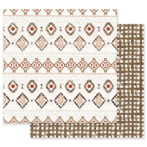 Prima - Golden Desert Collection - 12 x 12 Double Sided Paper - Rugs on Rugs