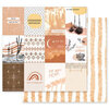 Prima - Golden Desert Collection - 12 x 12 Double Sided Paper - Just Go With It
