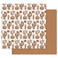 Prima - Golden Desert Collection - 12 x 12 Double Sided Paper - Desert