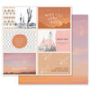 Prima - Golden Desert Collection - 12 x 12 Double Sided Paper - Wish You Were Here