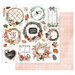 Prima - Pumpkin and Spice Collection - 12 x 12 Double Sided Paper with Foil Accents - Sweater Weather