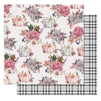 Prima - Hello Pink Autumn Collection - 12 x 12 Double Sided Paper - Hello Autumn