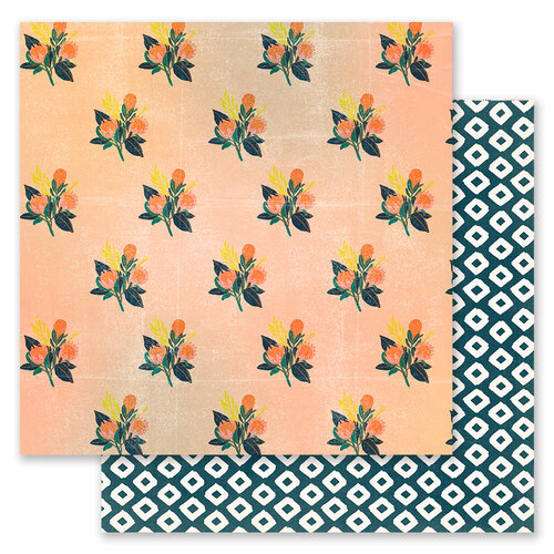 Prima - Majestic Collection - 12 x 12 Double Sided Paper - Sugarbushes