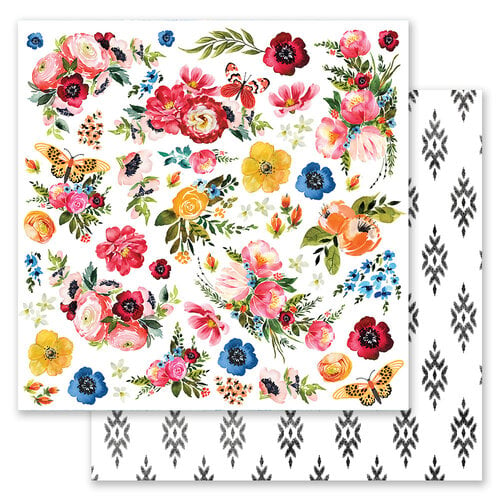 6 Designs/4 Ea Prima Marketing 2-Sided Paper Pad 12"X12" 24Pk-Watercolor Floral 