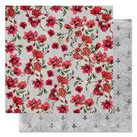 Prima - Magnolia Rouge Collection - 12 x 12 Double Sided Paper - Pretty Tiles
