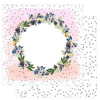 Prima - Spring Abstract Collection - 12 x 12 Double Sided Paper - Spring Crown