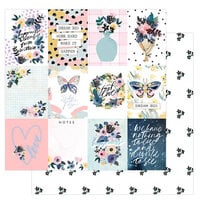 Prima - Spring Abstract Collection - 12 x 12 Double Sided Paper - Happiness Blooms