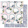 Prima - Spring Abstract Collection - 12 x 12 Double Sided Paper - Together We Bloom Better