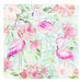 Prima - Postcards From Paradise Collection - 12 x 12 Double Sided Paper - Flamazing