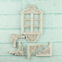 Prima - Architecture Collection - Resin Embellishments - Window Decor