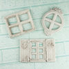 Prima - Architecture Collection - Resin Embellishments - Mini Windows