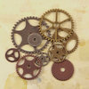 Prima - Junk Yard Findings Collection - Ingvild Bolme - Trinkets - Metal Embellishments - Gears