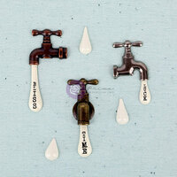 Prima - Junk Yard Findings Collection - Ingvild Bolme -Trinkets - Metal Embellishments - Vintage Water Taps