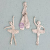Prima - Shabby Chic Treasures Collection - Ingvild Bolme - Resin Embellishments - Ballerina