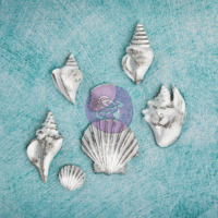 Prima - Shabby Chic Treasures Collection - Ingvild Bolme - Resin Embellishments - Seashells
