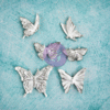 Prima - Shabby Chic Treasures Collection - Ingvild Bolme - Resin Embellishments - Butterflies