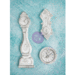 Prima - Shabby Chic Treasures Collection - Ingvild Bolme - Resin Embellishments - Clocks