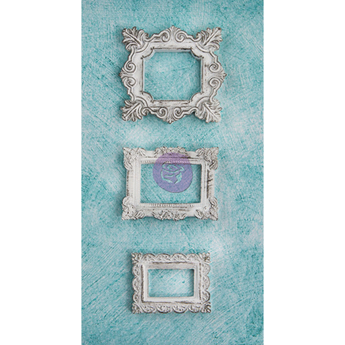 Prima - Shabby Chic Treasures Collection - Ingvild Bolme - Resin Embellishments - Square Frame